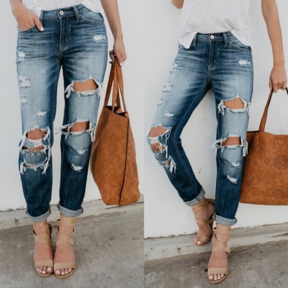 Threadzwear Denim - Last pair!❤️ 3XHP🌟Distressed Boyfriend Jeans